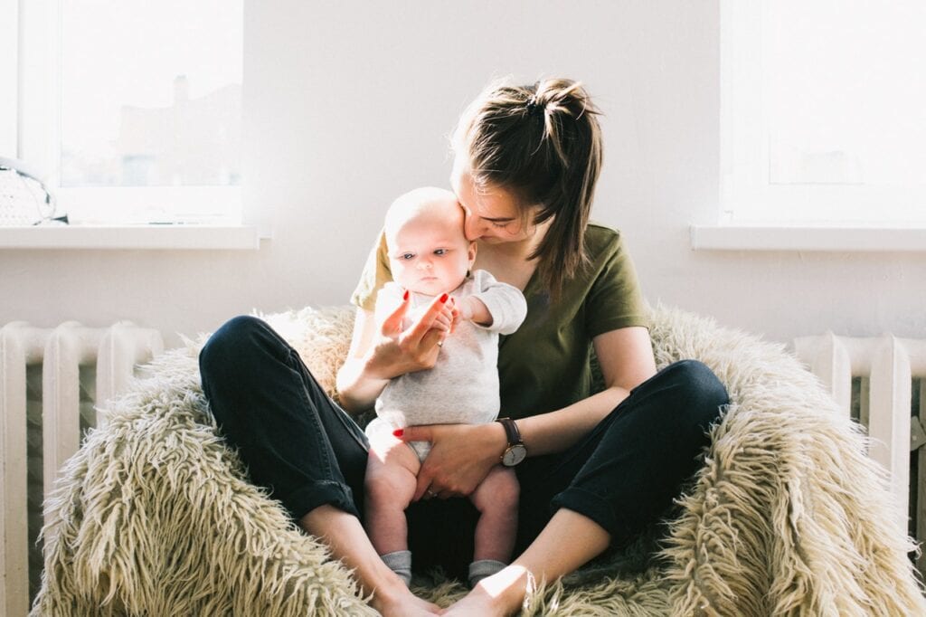 New mom looking at postpartum recovery toronto