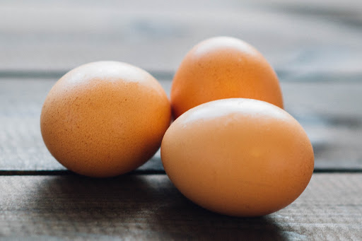 Food to eat while pregnant - three eggs