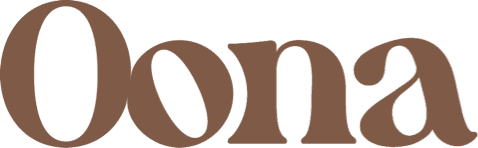 Oona logo in brown