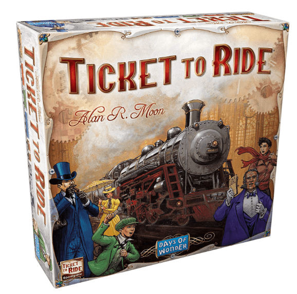 Ticket to Ride game to play for family game night