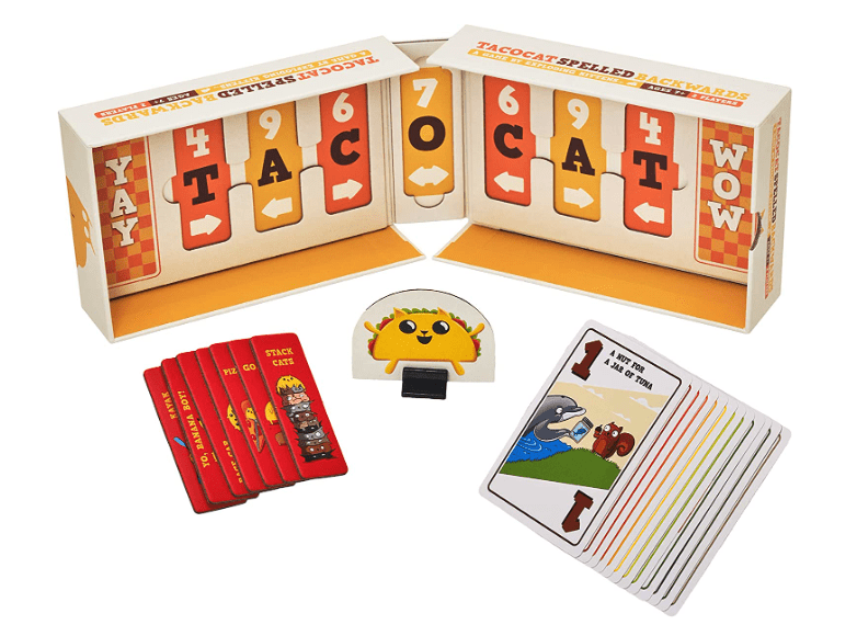 Tacocat spelled backwards | Oona Wellness Group | family game night suggestions